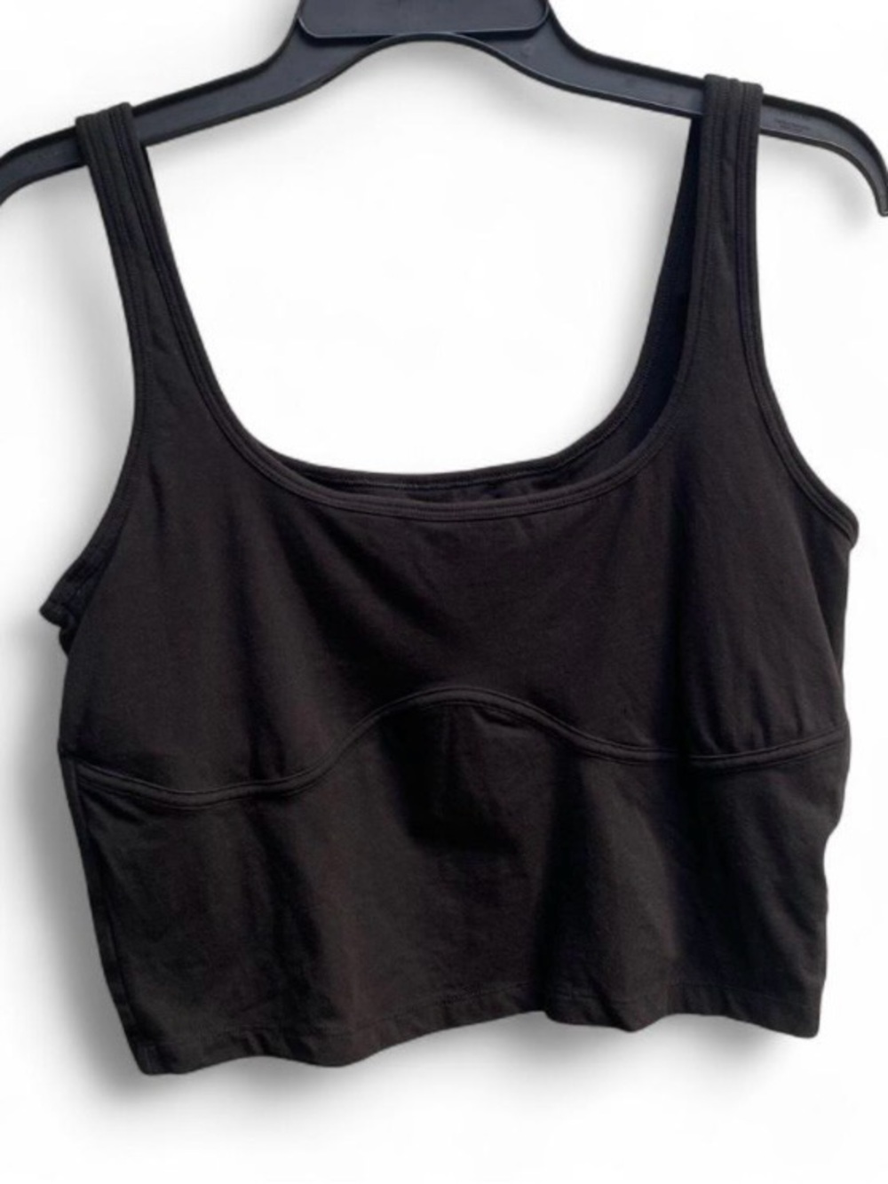 Victoria's Secret PINK Black Cropped Tank Top